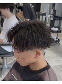 縦落ちツイストスパイラルツイスパマッシュパーマ