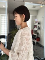 アラレ(ARARE)&nbsp;イヤリングカラー×ミニボブ