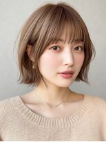 フレイムス ヘア アンド リラックス 高崎駅西口店(Frames hair&relax)&nbsp;20代30代40代★前髪がポイント耳掛けハネボブ*4