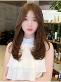 ロングヘア20代30代40代レイヤー前髪なし前髪あり表参道【平島】