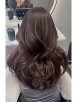 ピリオド 松阪(Period.) ロングヘアーマロンブラウン髪質改善 松阪美容室