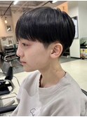 横浜ニュアンスパーマ毛流れセンターパートセンター分け七三分け