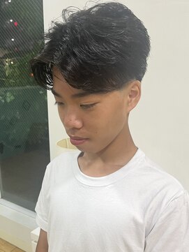 サラ 新宮店(SARA) センターパート×ニュアンスパーマ