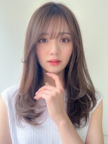 アグノス 青山(Agnos)&nbsp;レイヤーカット暗めカラーフェイスフレーミングデザインカラー