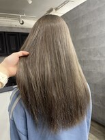 アジールヘア 北千住駅西口店(agir hair)&nbsp;ミルクティーベージュブリーチカラーkitasenju