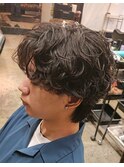無造作シャドウパーマ