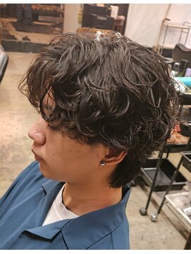 グロウ 天神店(growth) 無造作シャドウパーマ