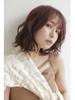メルカ 天王寺(melca.)&nbsp;ぱっつんボブ/顔まわりカット/ブリーチなしダブルカラー