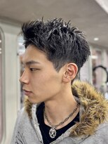 ニコ トウキョウ ロジック(nico TOKYO Logic)&nbsp;刈り上げアップバングスパイキーショートパーマスパイラルパーマ