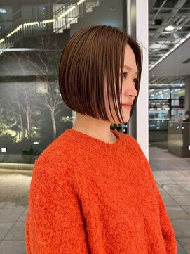 アフィナー 新宿(Afinar) ブリーチハイライト髪質改善ダブルカラーレイヤーカット/新宿駅