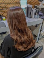 ブリスバイナチュラル(Bliss by Natural)&nbsp;デジタルパーマでコテ巻きカール/ウェーブロング/韓国っぽロング