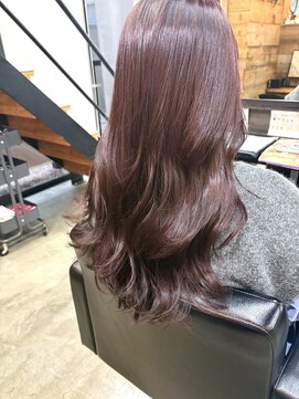ルームスヘアー(Rooms Hair) ツヤツヤ暖色カラー