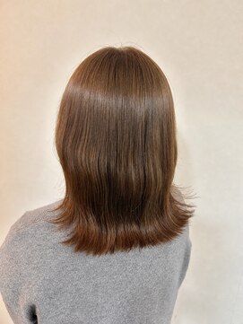 シュガー 仙台宮城野区(&Sugar) 透け感ナチュラル艶ブラウンカラー