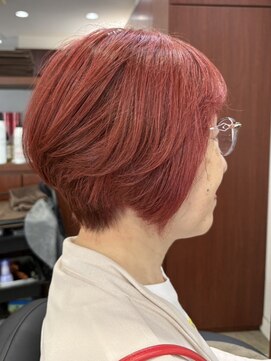 ラスター(LUSTER) ブリーチなしレッドヘア