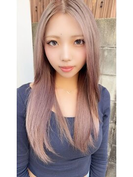 ソルコディ コクラ(SOL.cody kokura) 縮毛矯正/ワンホンレイヤー/ミルクティーブランド/ダークブルー