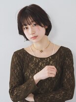 レム 川崎(REM) 暗髪ナチュラルショートボブ