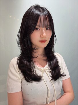 ラパンセヴェール(LA PENSEE VERT) 似合わせレイヤーカット×ストレートパーマ