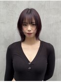 【似合わせウルフ】ハッシュカット/グレージュ/鎌取/林愛華