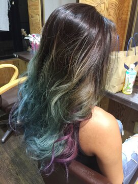 ユートピア(U topia) ターコイズグラデーションカラー