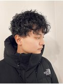 メンズ強めパーマ メンズ刈り上げ