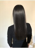 髪質改善トリートメントとツヤと透明感の暗髪カラー【熊谷安史】