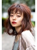 AUSTIN☆大人かわいい前髪セシルカットココアブラウンネオウルフ