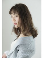 ミエル ヘア 新宿(miel hair)&nbsp;〈mielhair新宿〉透明感　ゆるふわミディ