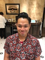 ルドローブラントオオサカ(LUDLOW BLUNT Osaka)&nbsp;【LUDLOW BLUNT】七三分け サイドパート フェードカット