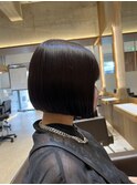 ぱつっとボブ【松戸/ショートカット】