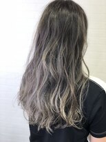 グランルッソ 広島本通(GRAN LUSSO) 髪質改善/グレーバレイヤージュ/カール/ラフ