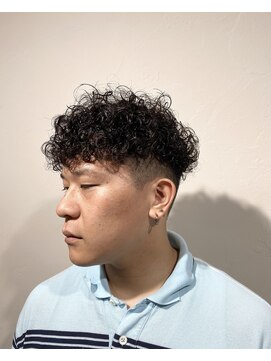 レンゲン(LENGEN) 束感刈り上げビジネス七三ツーブロックアップバング１０９９