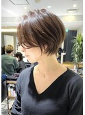 《30.40.50代》似合わせふんわりショートボブ【ERIKA】