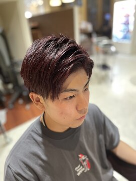 グランドール(Grandoll) さっぱりマッシュ×ワインレッド