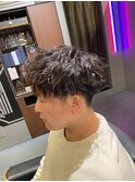 波巻きツイストスパイラルパーマ