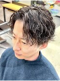波巻きパーマ波巻きスパイラルパーマツイストパーマメンズパーマ