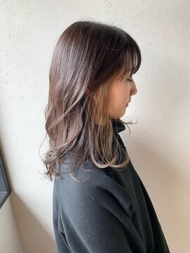 ニィー バイ ディコ(nii by Dico) インナーカラー!ベージュとグレージュで外国人風カラーに!