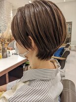 カシータロゼ(Casita rose)&nbsp;『名東区美容院』大人可愛い小顔ナチュラル前下がり丸みショート