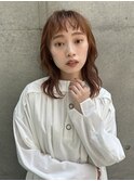 顔まわりカット/レイヤーカット/韓国/ロングセミディ/オン眉