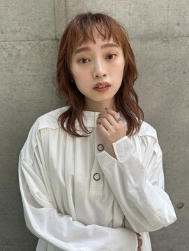 ビューナゴヤ 名駅(VIEW NAGOYA) 顔まわりカット/レイヤーカット/韓国/ロングセミディ/オン眉