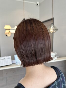 グラム 安城桜井店(gram) 切りっぱなしボブ_パツっとボブ_外ハネ