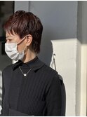 超高濃度水素オーガニックグレイカラー/マニッシュショート