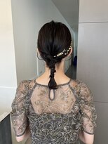 ローレンアオ(LOREN AO)&nbsp;結婚式お呼ばれヘアアレンジ