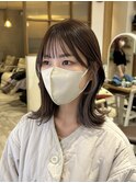 《kana》*インナーカラー*スモーキーベージュ*透明感ブラウン*