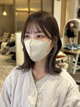 ハイル(Heil) 《kana》*インナーカラー*スモーキーベージュ*透明感ブラウン*