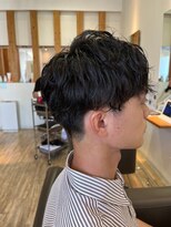 ヘアショップ エヌアンドエー 久喜菖蒲店(hair shop N&A)&nbsp;さわやか男子のニュアンスパーマ×王道黒髪マッシュ