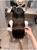 クオライン縮毛矯正+バイカルテトリートメント☆