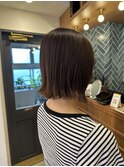 前髪カタログアンブレラカラーこなれミディウェーブパーマ大宮