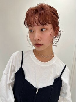 メルト 京橋店(melt)の写真/【京橋】印象の影響が大きい顔まわり♪前髪やサイドバングのデザインもしっかりこだわります◇