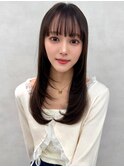 レイヤーロング/ヘルシースタイル/韓国ヘア/ベビーピンク/調布