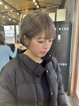 ショートカット×ハイトーン